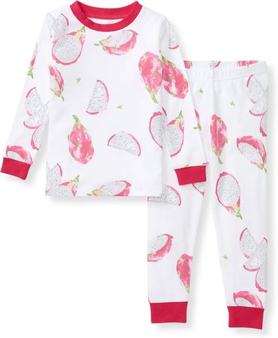 Burt's Bees Baby Baby Girls' Pajamas, Tee and Pant 2-Piece Pj Set, Take Me to Paris 2-PK, 12 Months in Saudi Arabia