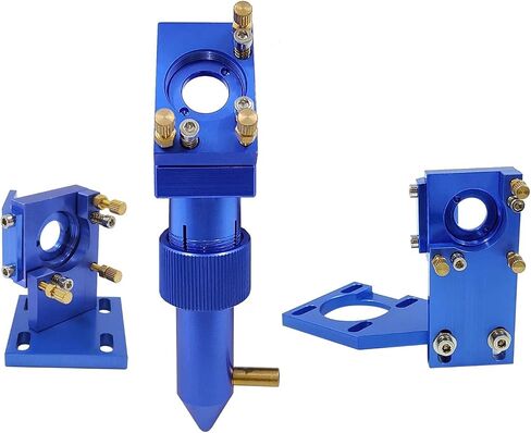 رأس ليزر K40 CO2 مع تركيبات المرآة الأولى والثانية ، DIA.20mm ، fl.50.8mm ، لآلات نقش/قطع بالليزر من 20 إلى 60 واط in Kuwait