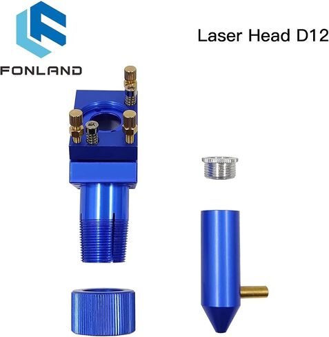 رأس ليزر K40 CO2 مع تركيبات المرآة الأولى والثانية ، DIA.20mm ، fl.50.8mm ، لآلات نقش/قطع بالليزر من 20 إلى 60 واط in Kuwait