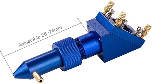 رأس ليزر K40 CO2 مع تركيبات المرآة الأولى والثانية ، DIA.20mm ، fl.50.8mm ، لآلات نقش/قطع بالليزر من 20 إلى 60 واط in Kuwait