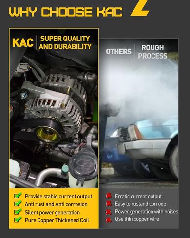 KAC Alternator Replacement for Camry L4 2.5L 2010-2011, Alternator Replace 11516 in Saudi Arabia