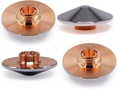 10 Pcs Laser Nozzle Single Layer Dia.28mm H15mm Caliber 2.0mm for WSX HANS Fiber Laser Engraver Cutting Machine Head in Saudi Arabia