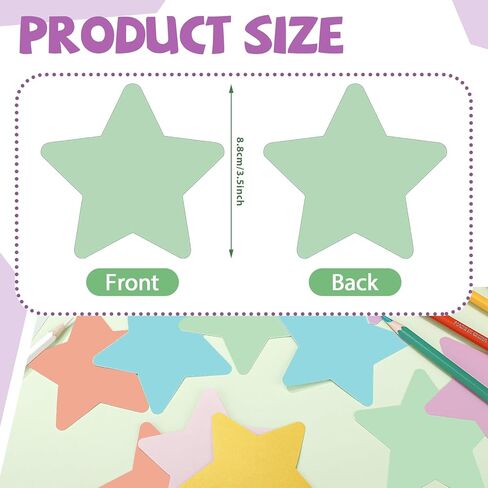 Yaomiao 360 Pcs Pastel Round Cutouts Paper for Bulletin Board 3.5 Inch Pastel Colors Circles Shaped Die Cuts Paper for Back to School DIY Craft Projects Class Classroom Decor in Kuwait