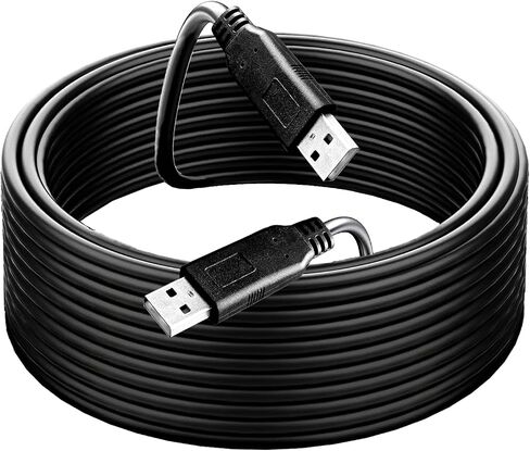 YOTETION Long USB2.0 A to C Cable 50FT,USB2.0 A Cable to USB C 2.0 Cable Data Transfer Type C Cable for Android Auto/iPhone 15/Galaxy S21 S20 A53 A71/iPad Mini 6/Switch/PS5 Controller in Kuwait