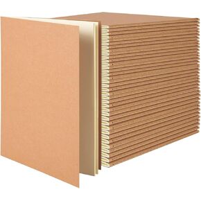 MIVIDE 50 PACK BLANK A5 KRAFT Notebooks ، المجلات الفارغة بالجملة ، كتب رسم ورقي فارغة ، 8.3 "× 5.5" دفاتر 60 صفحة ، دفاتر سفر مبطنة للكتابة ، وضع خطط ، لوازم المكتب المدرسي ،