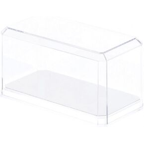 Pioneer Plastics 164CD Clear Plastic Display Case for 1:64 Scale Cars (Mirrored), 3.5" W x 1.625" D x 1.75" H (Mailer Box)