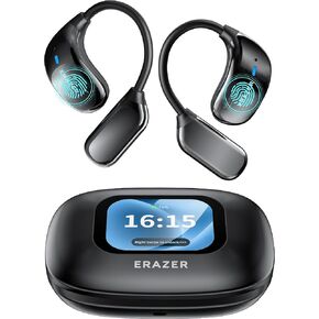 XF23 AI Language Translator Languators ، 3-in-1 ترجمة أذن في الوقت الفعلي في 135 لغة مع التطبيق ، شاشة اللمس بلوتوث 5.4 سماعات الأذن المفتوحة 60H وقت التشغيل Hifi Stereo لـ iOS & Android