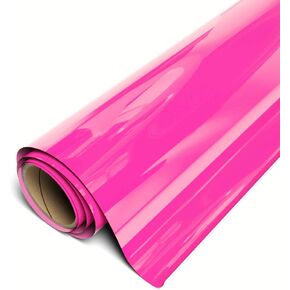 SISER Easyweed Heat Transfer Vinyl 11.8 "× 2 قدمًا - متوافق مع SISER ROMEO/JULIET وغيرها من قواطع المهنية أو الحرف - Layerable - CPSIA معتمد (FluorSENT PINK - HEX #FF48B0)