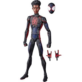 Spider-Man Man Hasbro Marvel Legends Series Miles Milales 6 بوصة مستوحاة من الأفلام عبر الآية (الجزء الأول)-3 ملحقات