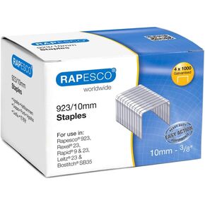 Rapesco Staples - 3/8", Box 4000 (S92310Z3)