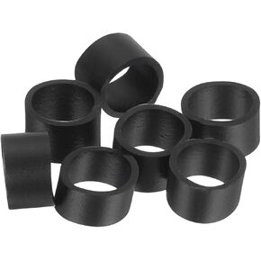 uxcell 200Pcs Silicone Rubber Bands, 5mm x 10.5mm Rubber Bands Rings Cable Ties Strong Elastic Bands Non-Slip for Cord Wrapping Bag Wraps, Black in Kuwait