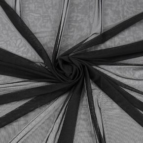 Superfine 4-Way Stretch Net Fabric Nylon Spandex Power Mesh, Pre-Cut 5 Yards Long 60" Wide, Lightweight Sheer (Off White) in Kuwait