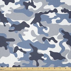 Ambesonne Steam Engine Fabric من The Yard ، ونمط قطار Choo Choo والرقم علامات علامات على موضوع السفر عتيق ، ونسيج مزخرف للمفروش