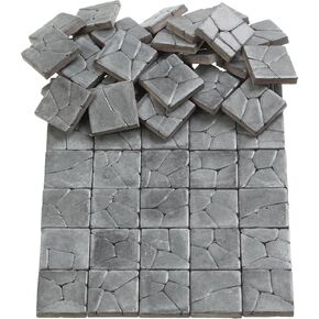 Dollhouse Flooring ، Miniature Pavement Bricks ، 1/12 Accessories ، Mini Bricks for Landscaping ، LeMoSio!