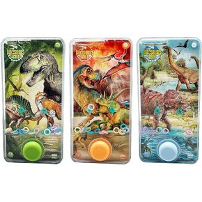 Handheld Water Ring Toy for Kids - 3 Pack of Dinosaur Water Ring Toss Toy, DinoHoop