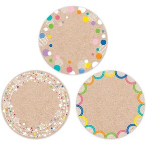 CTP Krafty Pop Colorful Kraft Cards 6 "Futs Classroom Flass (Press Creative Teaching 10885)