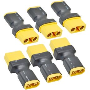 6pcs xt90 إلى محول الموصل XT60 ، XT60 إلى XT90 ذكر أنثى لـ ESC ebike RC Lipo Battery Charger
