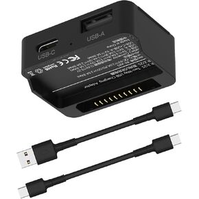محول شحن USB لـ DJI Mavic Air 2/2S-PD Charge ، شحن ثنائي الاتجاه ، حجم صغير ، شاحن USB-A & USB-C خفيف الوزن