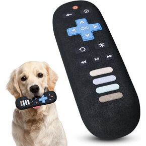 Remote Control Funny Dog Toy with Squeaker and Crinkle - Cute Funny Parody Toys - Puppy and Dog Toys for Small, Medium and Large Dogs - Pet Birthday Gifts