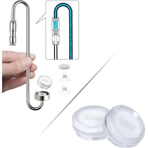 Aquarium Stainless Steel CO2 Diffuser 20cm + 2PCS Discs