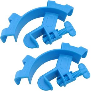 2PCS Tube Fixing Clip Blue Adjustable Plastic Aquarium Tube Holder Fixing Clip Aquarium Tube Link Holder Aquarium Tool Suitable for Fixing 12mm to 16mm Tube