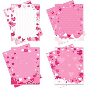60 Sheets Mother's Day Stationery Paper 8.5 X 11 Inch, 3 Style Happy Mother's Day Letter Paper, Floral Writing Paper for Mothers Day Greeting Invitations Gifts