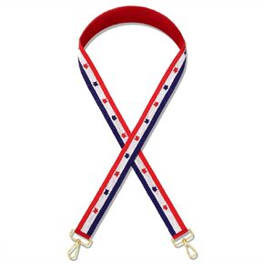 Beaded 4th of July Purse Strap USA Purse Strap Replacement Red White and Blue Patriotic Crossbody Shoulder Bag Straps 4th of July Outfits (Style D)