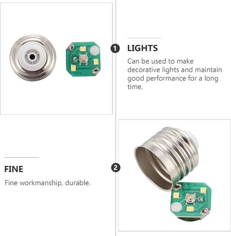 EXCEART Blow Mold Light Kit Replacement with Switch Fuse Plug 3 Sets Bulb Accessory Kit Light Bulb Molds Light Socket Adapter DIY Resin Light Bulb Screw-in in Saudi Arabia