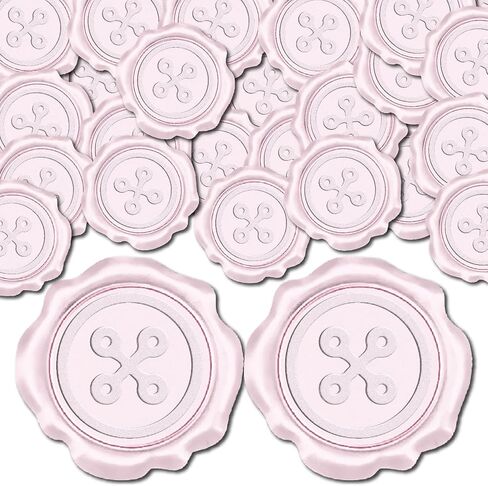 CRASPIRE 50PCS BOWKNOT WAX SEAL ملصقات 30 مم لدعوة الزفاف للاصطدام المفروض in Kuwait
