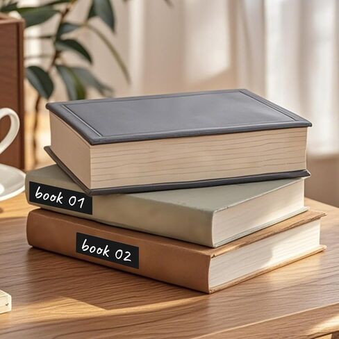 Black Labels 3 × 1 Inch Vinyl Rectangle Assorted Removable Color Coding Stickers Self-Adhesive Waterproof Colored Name Tags for Home Office Inventory 160 PCS in Kuwait