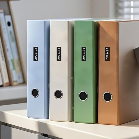 Black Labels 3 × 1 Inch Vinyl Rectangle Assorted Removable Color Coding Stickers Self-Adhesive Waterproof Colored Name Tags for Home Office Inventory 160 PCS in Kuwait