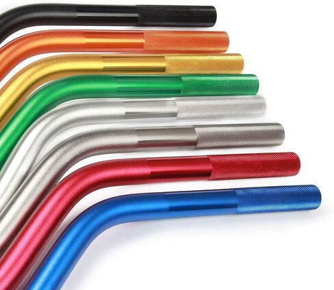 Motorcycle Handlebar 7/8" 22mm Cafe Racer Handlebars Drag Bars Universal For Cafe Race Bobber Motocross Dirt Pit Bike ATV Ebike Mini Bike Black in Saudi Arabia