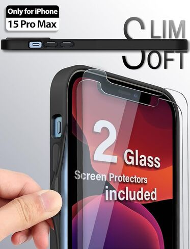 Mirror Case for iPhone 15 Pro Max (ONLY) with Shockproof Soft Corners, Bye Bye Pocket Mirror, Cute Slim case for Girls and Womens in Saudi Arabia