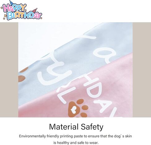 Bandana for Dog Birthday Boy & Girl - Supplies for Small, Medium & Large Pets in Saudi Arabia