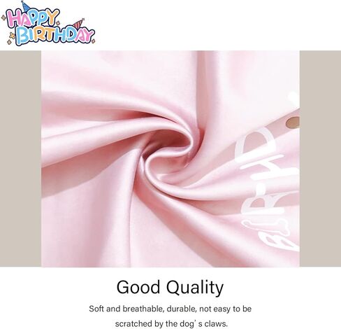 Bandana for Dog Birthday Boy & Girl - Supplies for Small, Medium & Large Pets in Saudi Arabia