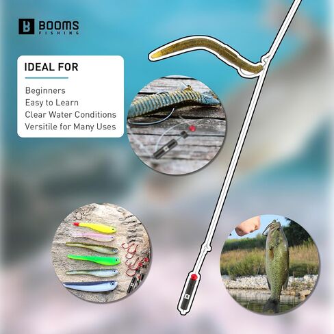 Booms Fishing CRR Carolina Ready Rigs for Bass Fishing Saltwater, 5pcs Brass Pre-Rigged Kit, Fishing Weights Bullet Weights Keeper, 4 Sizes 1/4oz 1/2oz 3/4oz 1oz in Saudi Arabia