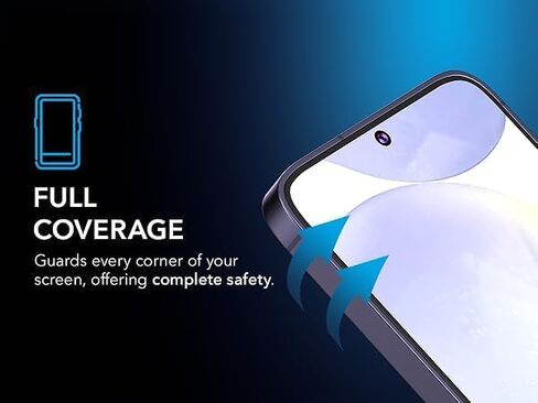 ديبا |2 عبوة| واقي شاشة مضاد للضوء الأزرق معتمد من TÜV لهاتف iPhone 15/Iphone 16 (6.1 بوصة) غطاء كامل من الزجاج المقسى من الحافة إلى الحافة مع صينية أدوات التثبيت السهلة in Kuwait