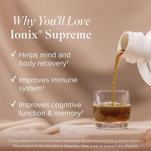 Isagenix Ionix Supreme - مكمل مسحوق مع فيتامين ب 12 والنياسين - مكمل مركز للمساعدة في صحة الدماغ - مكمل دعم المناعة - عبوات 0.3 أونصة (30 عصا) in Kuwait