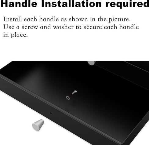 Desktop Drawers, Metal Desk Organizer with Drawer Storage Organizer for A4 File, Desk File Storage Organization for Office, Home, No Assembly Required, White in Kuwait