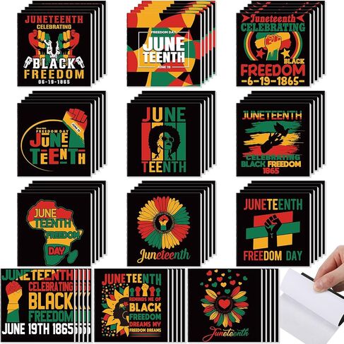 120 Pcs Mini Juneteenth Notepads Bulk 4x4 Inch Juneteenth Theme Memo Pads Mini Notepad June Black Freedom 19th 1865 Party Favor Small Paper Pocket Notebook for Gift Party Favor Supplies Office, Blank in Saudi Arabia