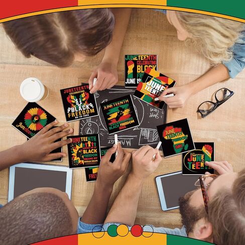 120 Pcs Mini Juneteenth Notepads Bulk 4x4 Inch Juneteenth Theme Memo Pads Mini Notepad June Black Freedom 19th 1865 Party Favor Small Paper Pocket Notebook for Gift Party Favor Supplies Office, Blank in Saudi Arabia