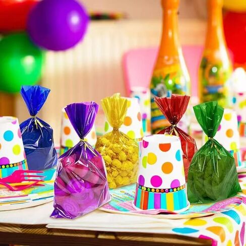 أكياس خضراء لعلاج السيلوفان - حقائب تشيلو 100pcs قابلة للاستماء 6x9 بوصة. in Kuwait
