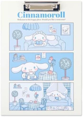 Kitty & Friends' Officially Licensed Clipboard - 4 Types (Kuromi's) in Kuwait