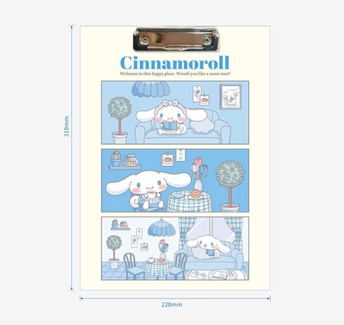Kitty & Friends' Officially Licensed Clipboard - 4 Types (Kuromi's) in Kuwait