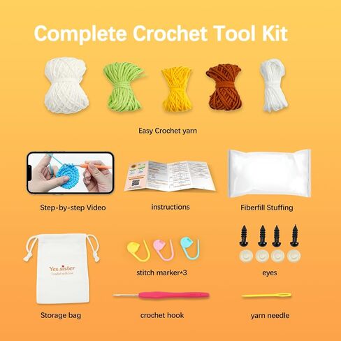 yes.sister Potted Crochet Kit (Sunflowers) in Saudi Arabia