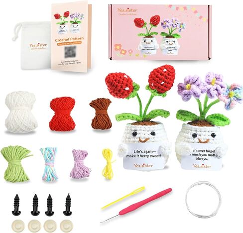 yes.sister Potted Crochet Kit (Sunflowers) in Saudi Arabia