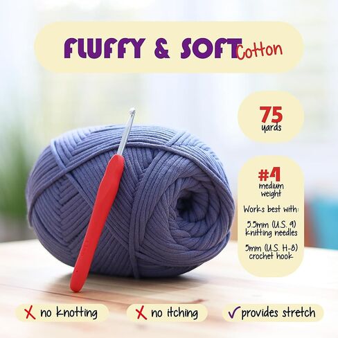 Crochet Kit for Beginners Adults and Kids - Beginner Crochet Kit for Adults with Step-by-Step Video Tutorials, Amigurumi and Crocheting Kit, Crochet Starter Kit with Easy Beginner Yarn and Crochet Bag in Saudi Arabia