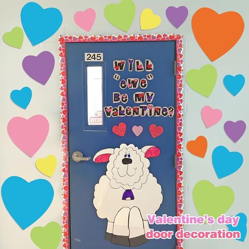 120 Pieces Heart Cutouts Paper Heart Cutouts Paper Hearts 4 Size Large Heart Paper Cut Outs for Valentine's Day Craft (Assorted Colors) in Kuwait