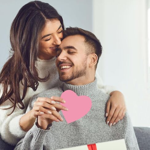 120 Pieces Heart Cutouts Paper Heart Cutouts Paper Hearts 4 Size Large Heart Paper Cut Outs for Valentine's Day Craft (Assorted Colors) in Kuwait