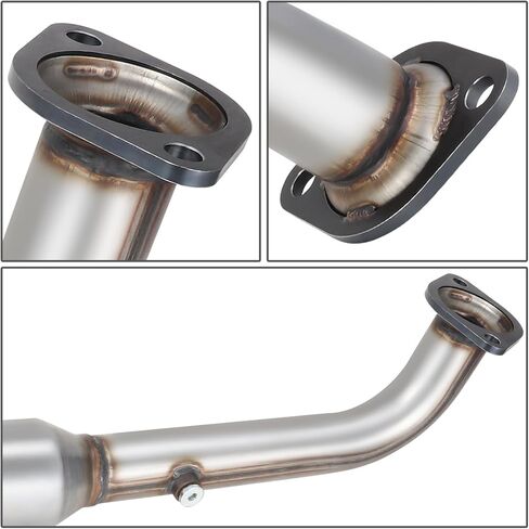 DNA MOTORING مصنع استبدال أنبوب العادم المحول الحفاز متوافق مع 2001-2005 Civic DX LX CX VX HX 1.7L، OEM-CONV-004 in Kuwait